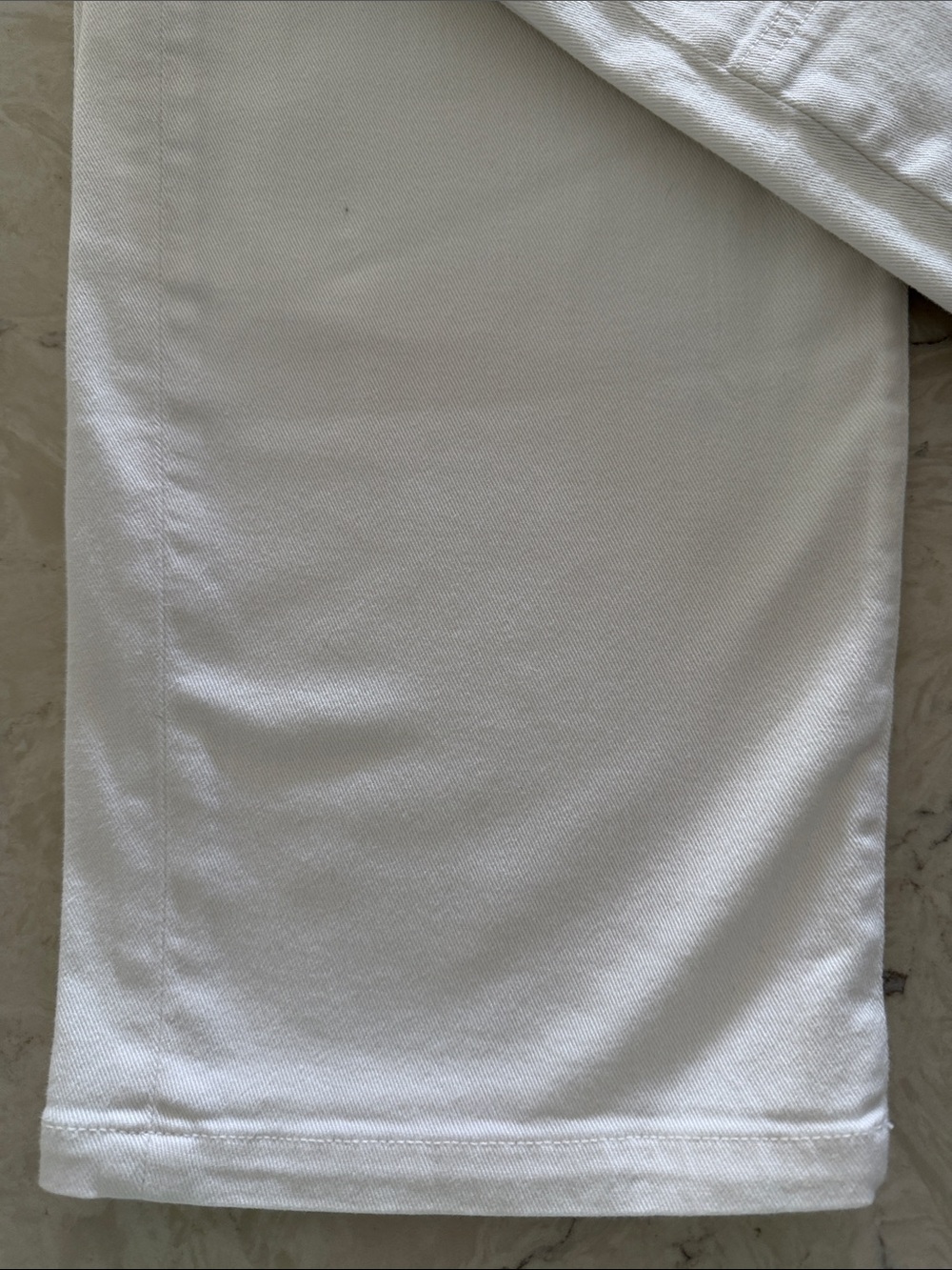 Worn Once! Veronica Beard White Wide Leg Crosbie Crop Jean. - Picture 12 of 12